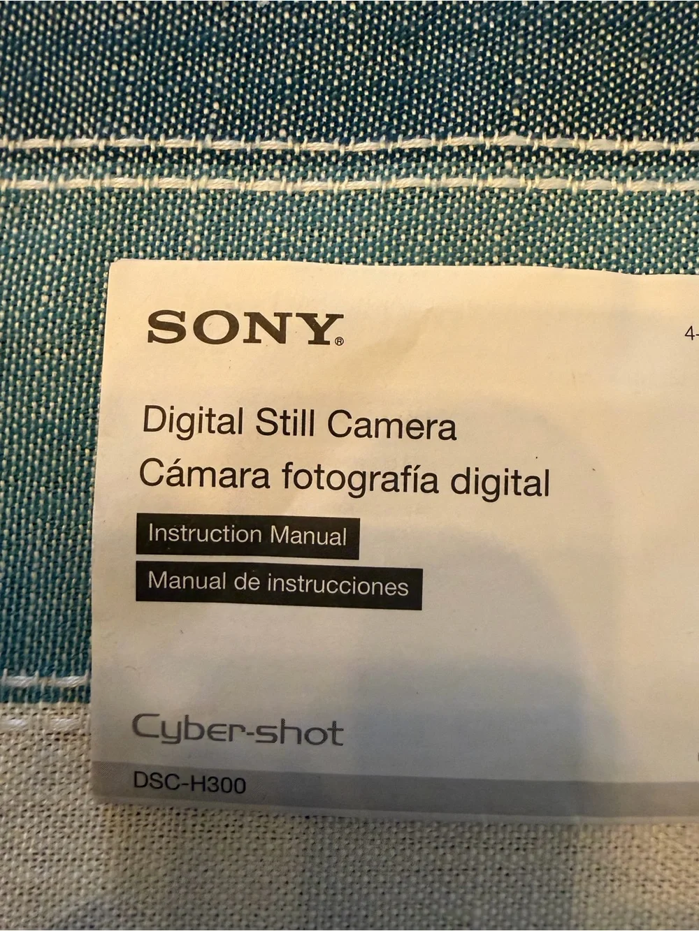Sony Black Camera with Black Lens Cap